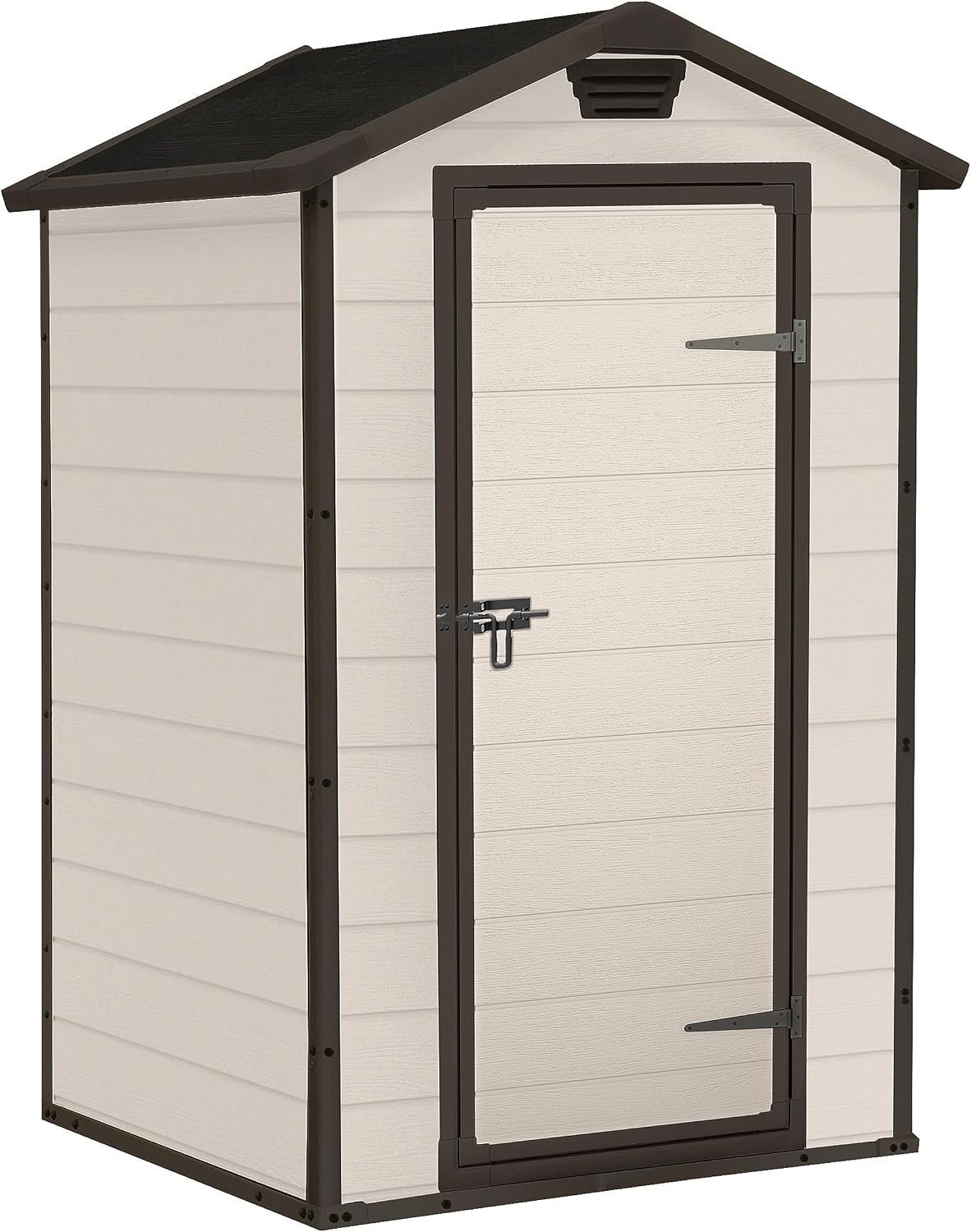 Abrigo de jardim, Keter, 9 m, 196 cm, 193 cm, 0,9 m, 58,4 kg, 94 × 196 cm, plástico, Castanho, para jardim e exterior