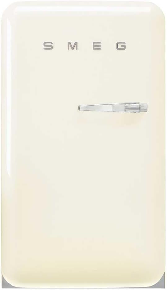 Frigorífico combinado, Smeg, FAB10LCR6, 0.97 m, 54,5 cm, 70 cm, 69,6 kg, regulável, com gavetas, com prateleiras, vidro, Creme, para uso diário