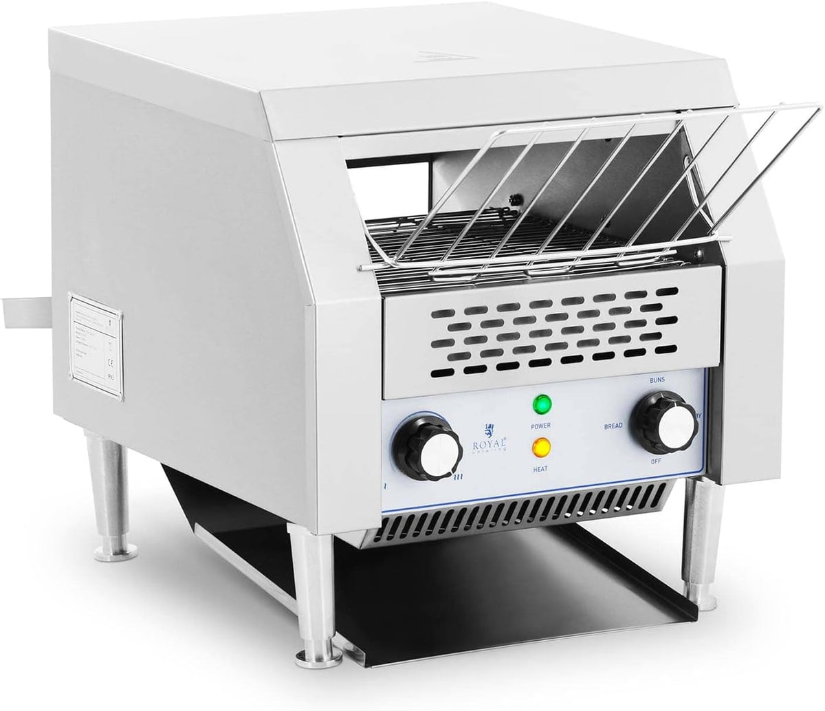 Torradeira, Royal Catering, RC-CT001, 2.200 W, 230 V, aço inoxidável, aço, Prateado, para a cozinha