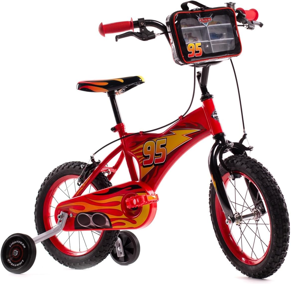 Veículo infantil a pedais, Huffy, 4 a, 6 a, com rodas, aço, alumínio, Vermelho, para uso diário