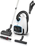 Bosch, Aspirador, BGB6SIL0L, 66 dB, 10 cm, 12 m, com comando à distância, com iluminação LED, Branco, para uso diário