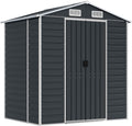 Abrigo de jardim, vidaXL, aço, Antracite, para jardim e exterior