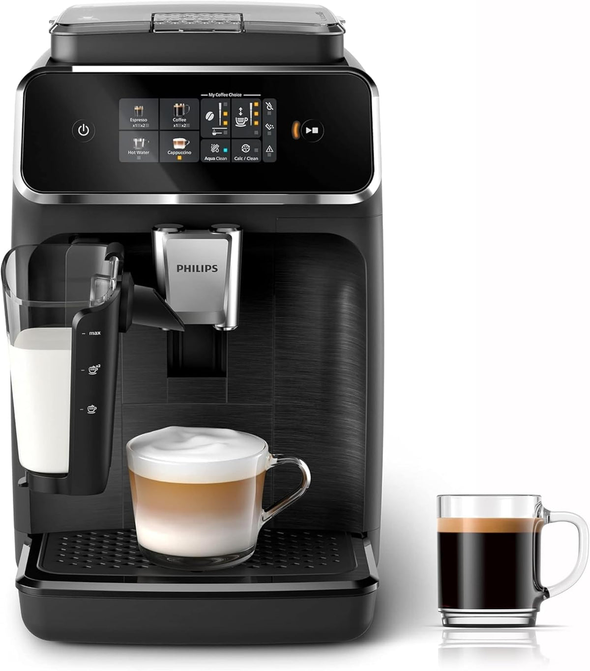 PHILIPS, Máquina de café automática, EP2330/10, 5 kg, com ecrã tátil, Preto, para a cozinha