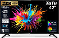 Televisor, TuTu, DVB-T/T2-C-S/S2, 106 cm, 2 cm, 108 cm, 11,5 kg, com iluminação LED, Prateado, para a sala