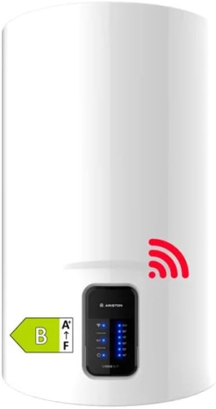 Aquecedor elétrico, Ariston, 100 L, 50 L, 80 L, 22,7 kg, com comando à distância, com controlo por aplicação, plástico, Multicolor, para uso diário