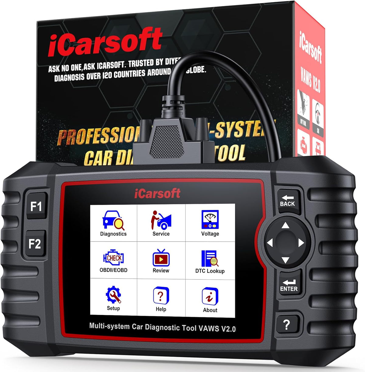 Equipamento elétrico, iCarsoft, VAWS, Multicolor, para uso diário