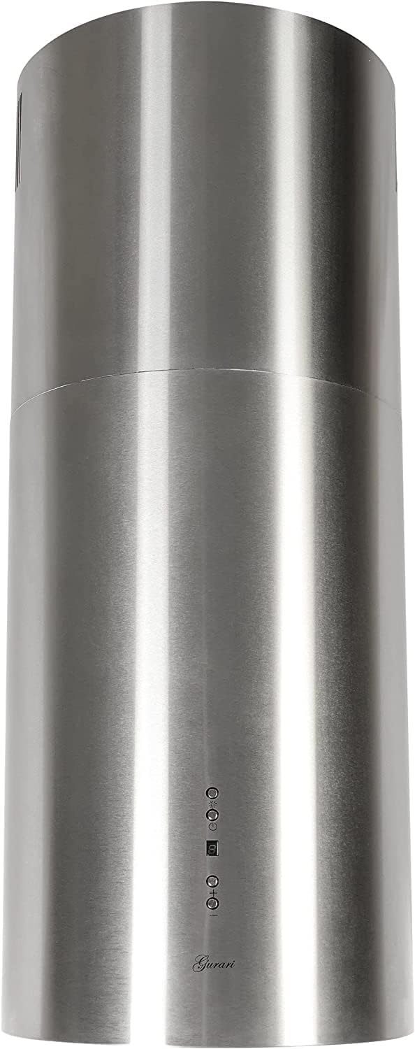 Exaustor, Gurari, 36 cm, 1,5 W, 120 mm, 150 mm, 223 W, resistente à água, com comando à distância, com iluminação LED, aço inoxidável, aço, Branco