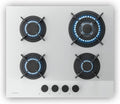 Placa de cozinha, KLARSTEIN, 60 cm, 8000 W, com iluminação LED, vidro, Branco, para a cozinha