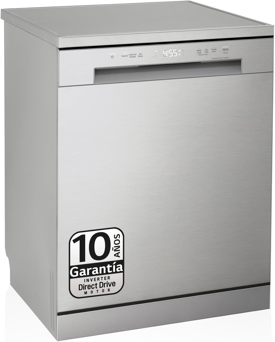 LG, Máquina de lavar loiça, DF141FV, 14 L, 49,5 kg, aço inoxidável, aço, Prateado, para uso diário