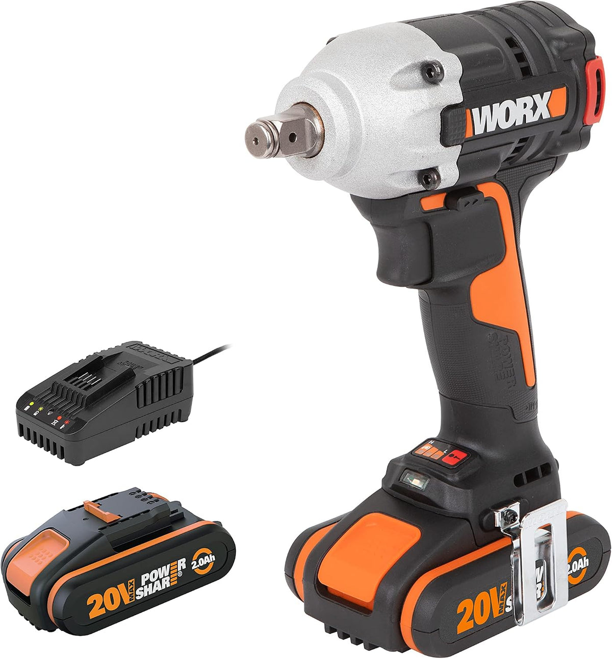 Berbequim aparafusador, WORX, 20 V, 7,9 kg, com iluminação LED, Multicolor, para trabalhos de manutenção