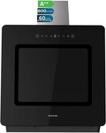 Cecotec, Exaustor, 60 cm, 210 W, com iluminação LED, alumínio, vidro, Preto, para uso diário