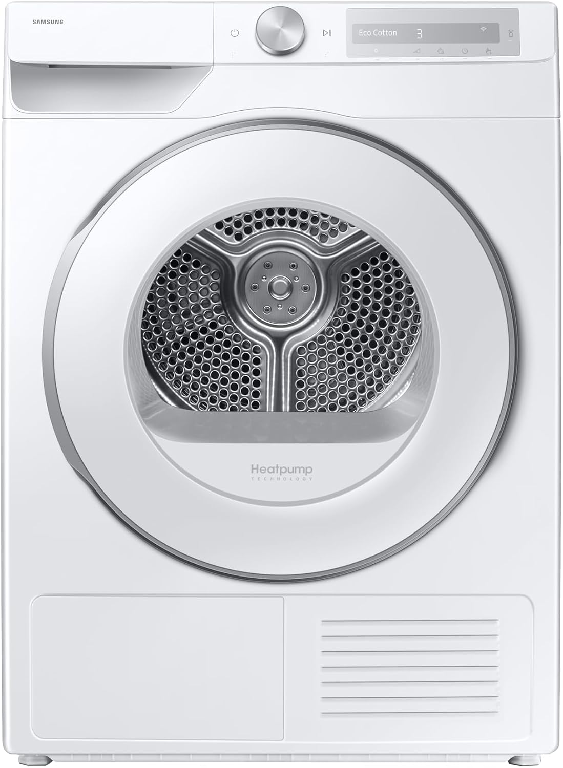 Samsung, Máquina de secar roupa, DV90DG6845HHU3, 9 kg, Classe A, com controlo por aplicação, ratã, algodão, Branco, para uso diário