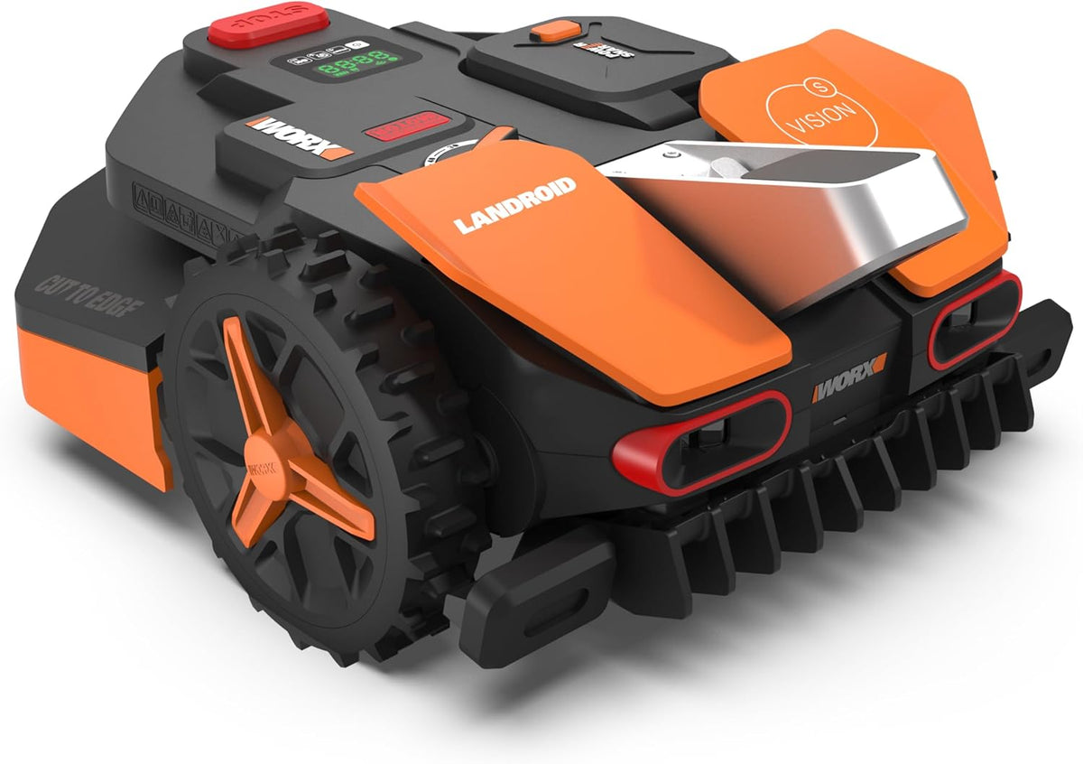 Robô corta-relva, WORX, S250, com controlo por aplicação, Multicolor, para jardim e exterior
