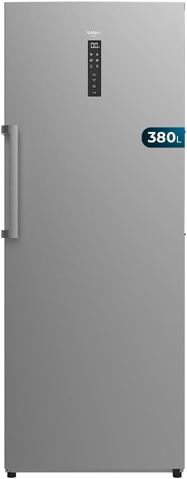 Cecotec, Congelador vertical, 380 L, 1950 W, com iluminação LED, Prateado, para uso diário