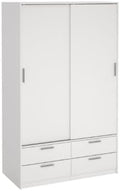 Roupeiro, Generic, com gavetas, com prateleiras, Branco, para o quarto