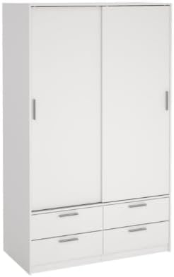 Roupeiro, Generic, com gavetas, com prateleiras, Branco, para o quarto