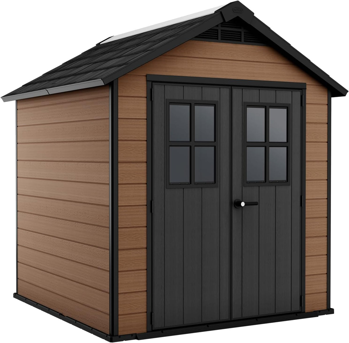 Abrigo de jardim, Keter, 243409, 20 mm, 75 kg, Castanho, para jardim e exterior