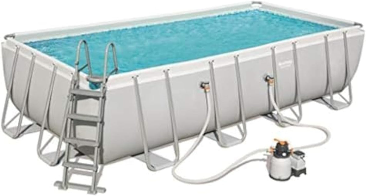 Piscina desmontável, Bestway, 56466, 5.678 L, 549 × 274 × 122 cm, aço, Bege, para jardim e exterior