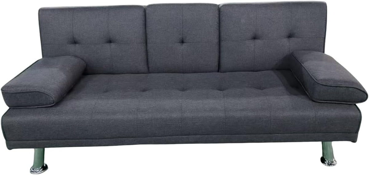 Sofá, MUEBLIX.COM, 50 kg, 18 cm, 38,9 kg, tecido, Cinzento, para a sala