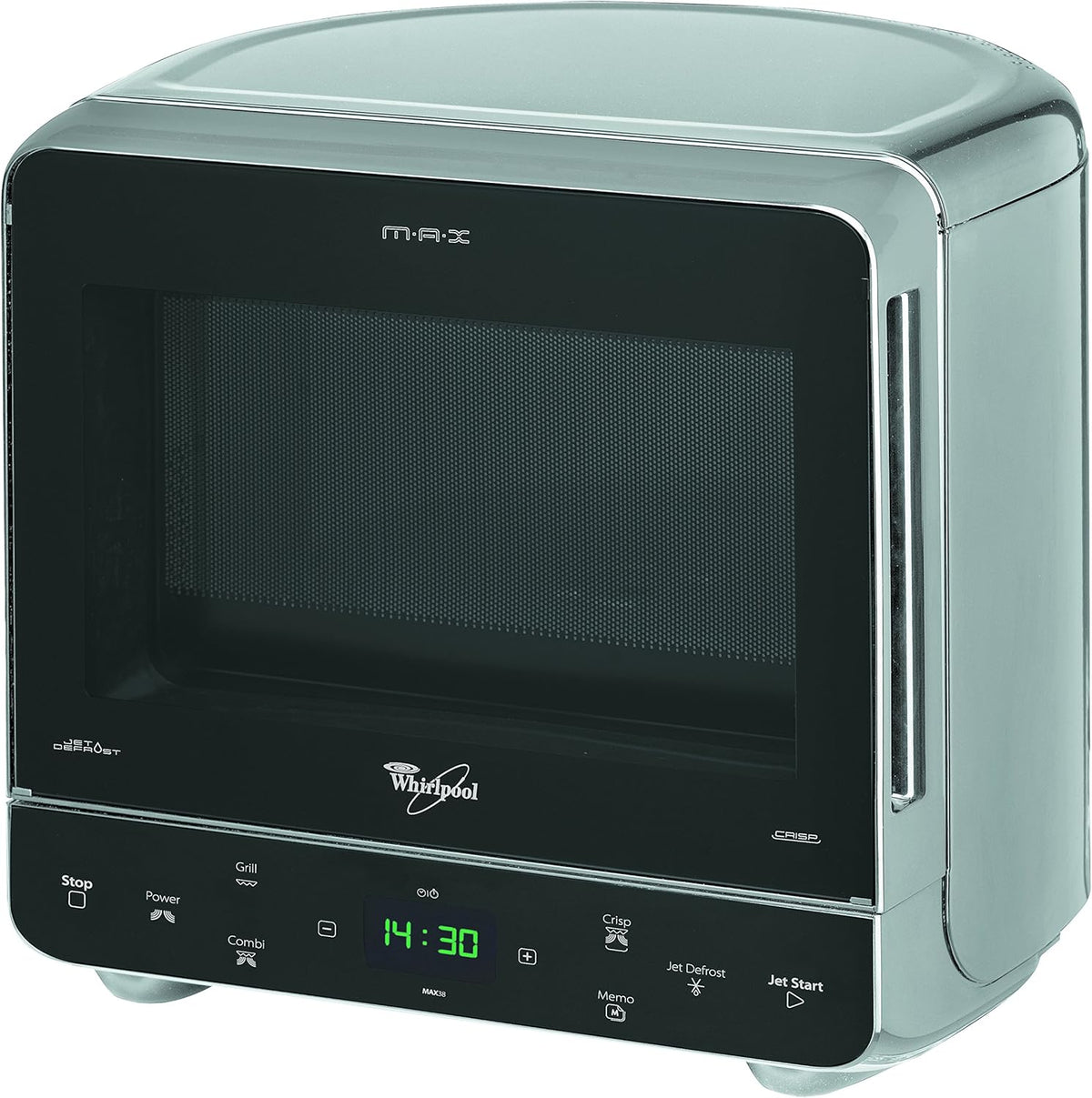 Micro-ondas, Whirlpool, MAX, 13 L, 700 W, Prateado, para a cozinha