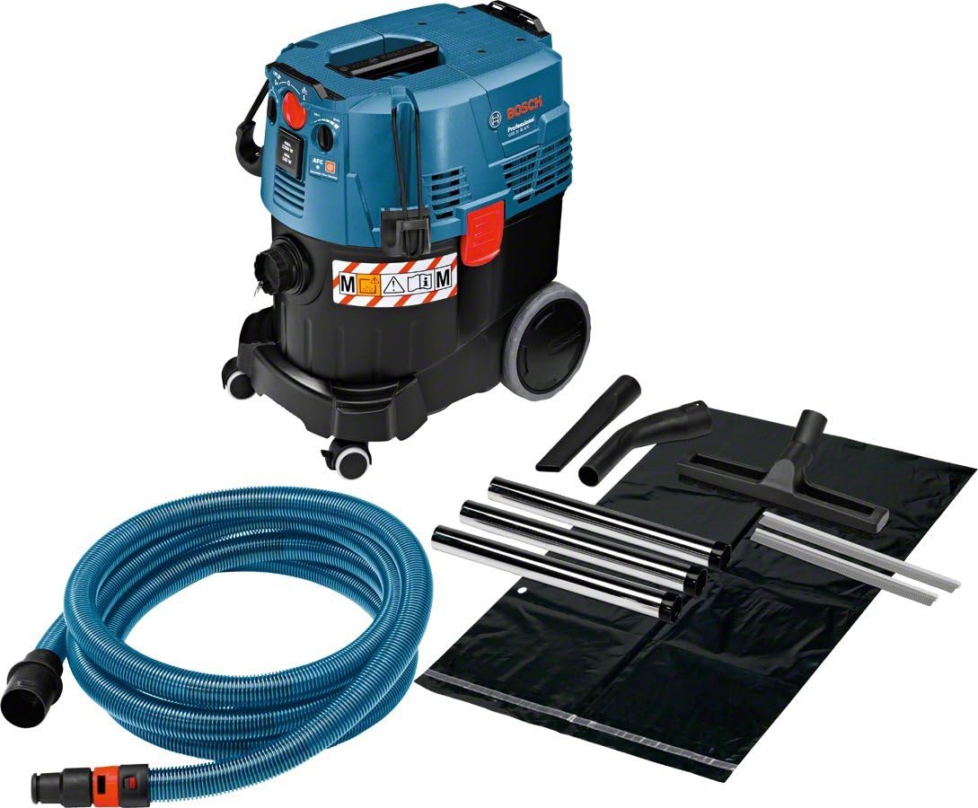Aspirador de sólidos e líquidos, Bosch Professional, 35 M, 1200 W, 35 l, 5 m, Multicolor, para uso diário