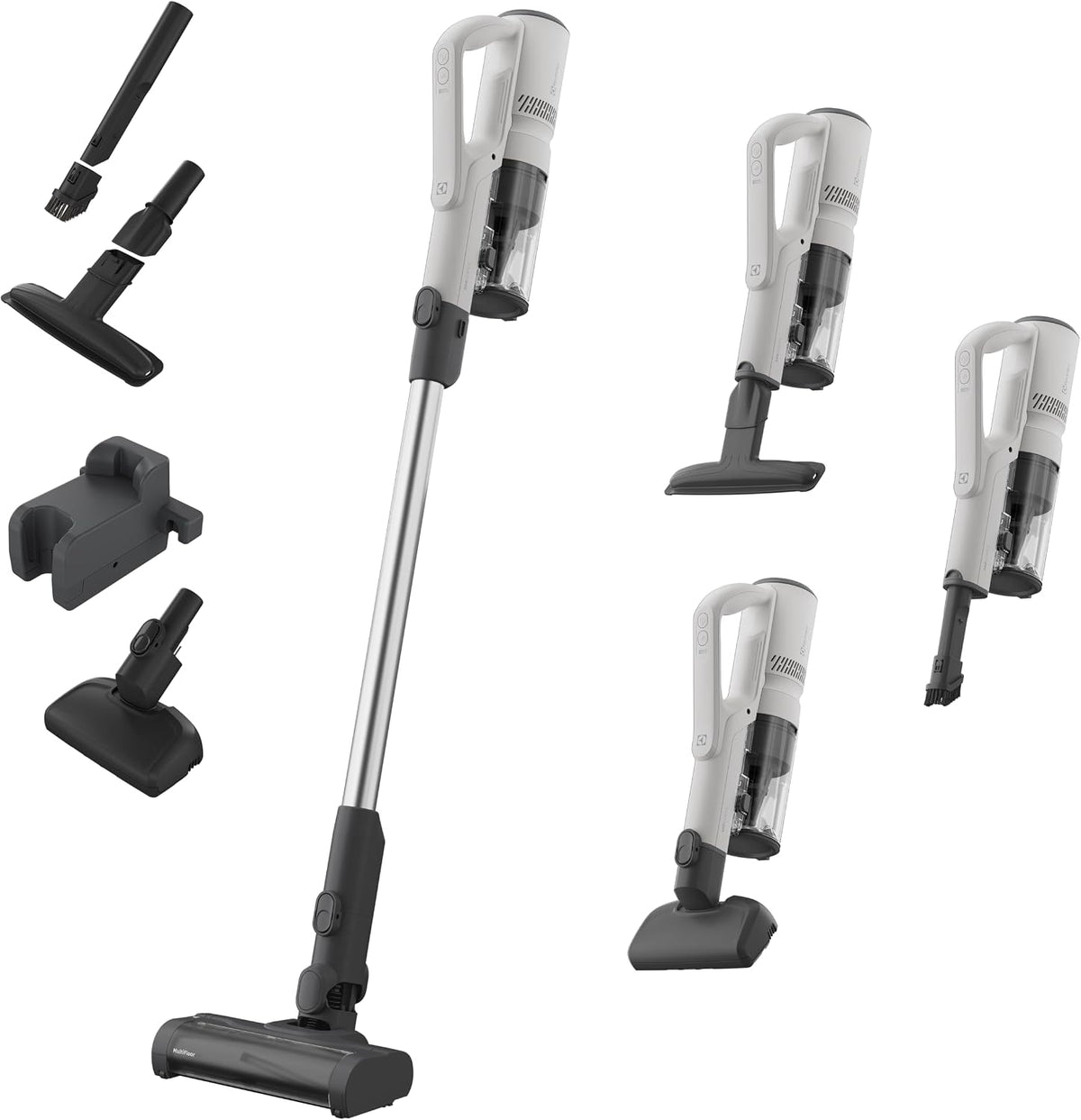 Aspirador vertical, Electrolux, EP51AH18SW, 1,25 kg, com iluminação LED, Multicolor, para uso diário
