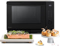 Micro-ondas com grill, Panasonic, NN-DS59NMETG, 27 L, 1000 W, 32 Programas, Preto, para a cozinha