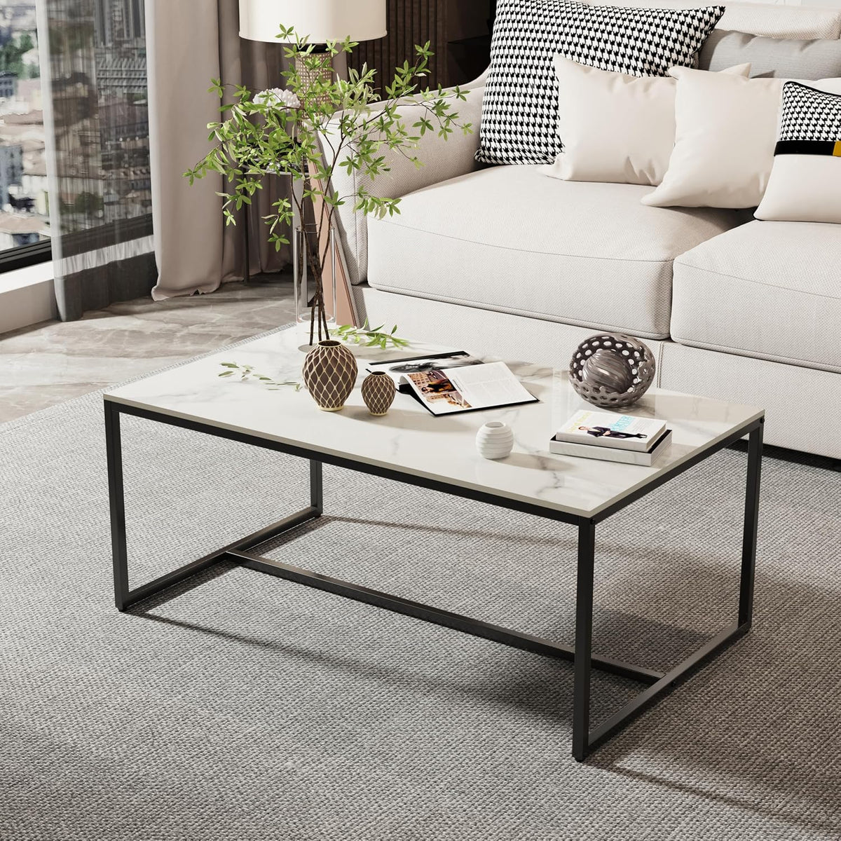 Sofá, FATIVO, 100 × 60 × 40 cm, 150 kg, 40 cm, 18,25 kg, 50 kg, 14 cm, aço, madeira, Branco, para a sala