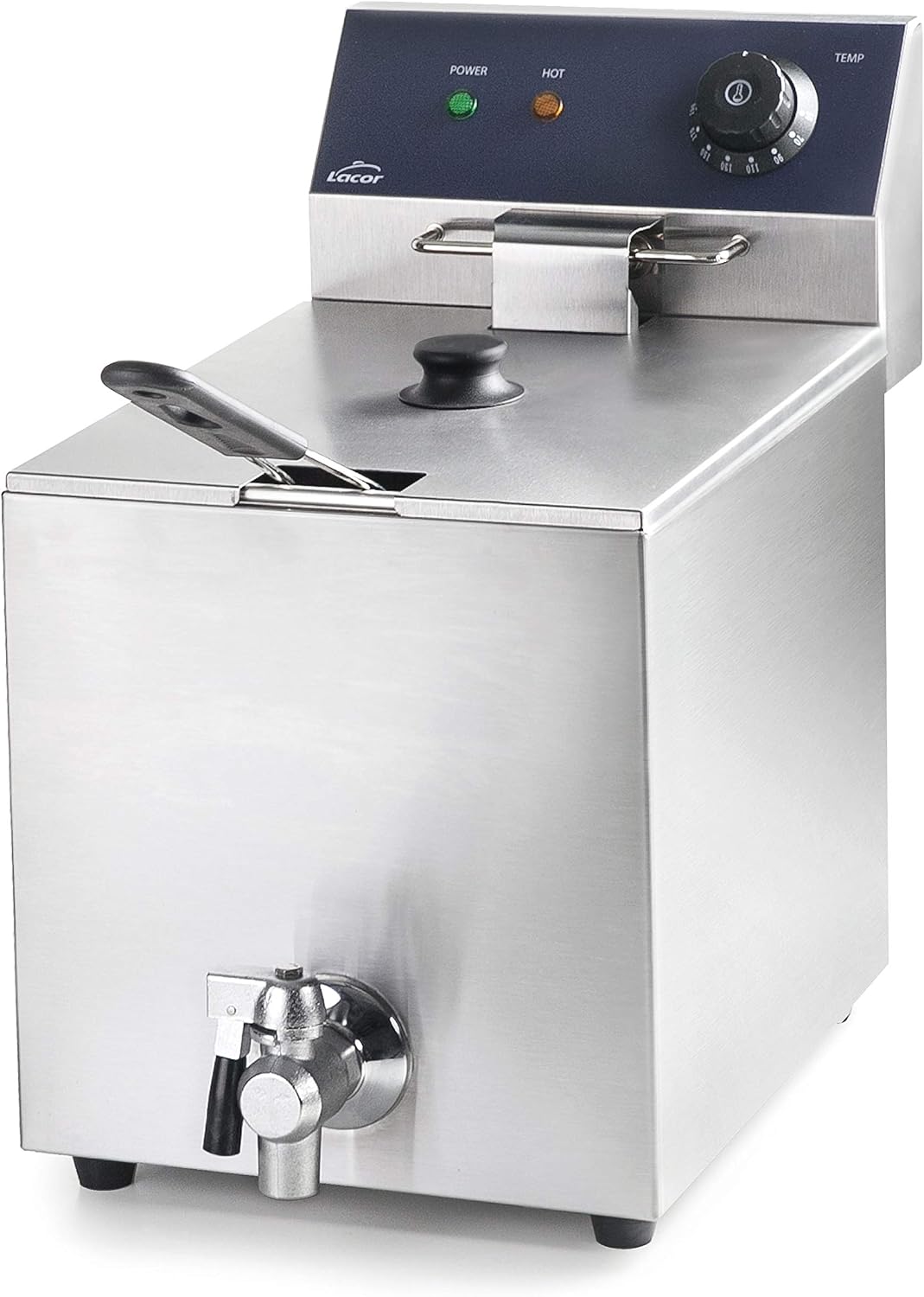 Equipamento elétrico, LACOR, 69468, 3250 W, 8 L, regulável, aço inoxidável, aço, Prateado, para uso diário