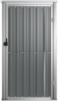 Abrigo de jardim, Generic, 161 cm, 88 × 89 × 161 cm, aço, plástico, Cinzento, para jardim e exterior