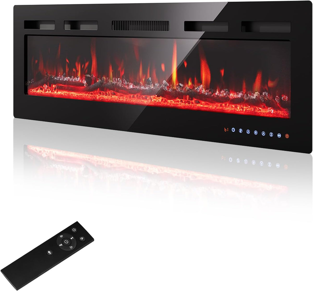 Equipamento elétrico, PURFINO, 900W/1800W, 102 cm, 900 W, 1800 W, com ecrã tátil, Multicolor, para uso diário