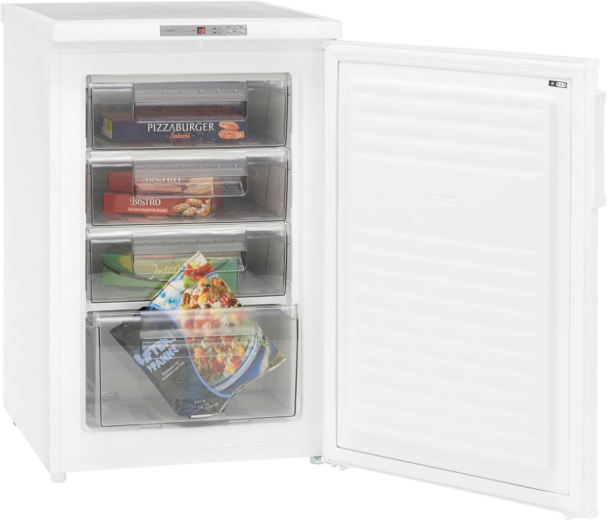 Artigo para casa, Exquisit, 91 L, 5 Cm, Classe E, regulável, com gavetas, com rodas, Branco, para uso diário