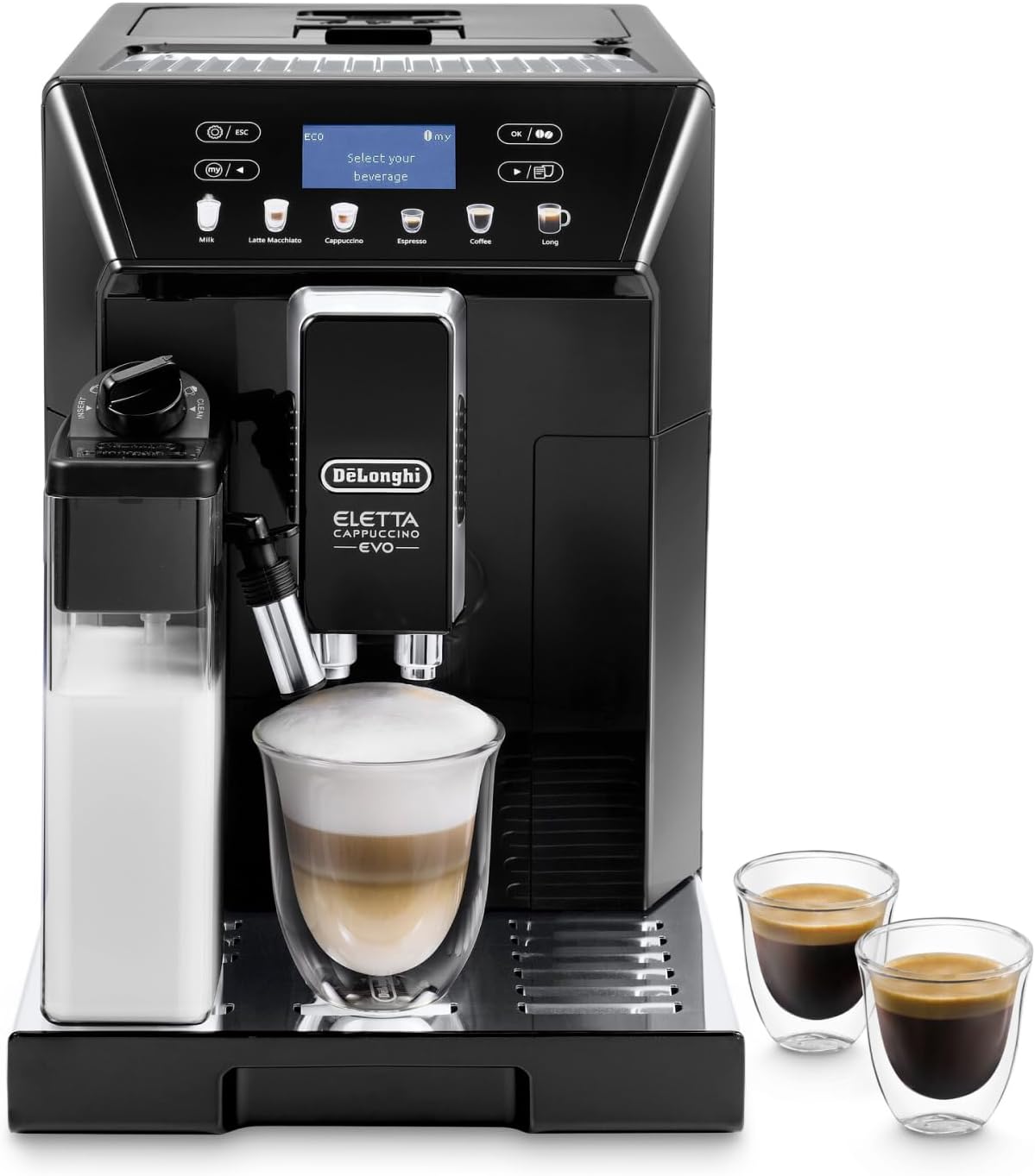 Máquina de café automática, De'Longhi, 6,9 kg, Preto, para a cozinha