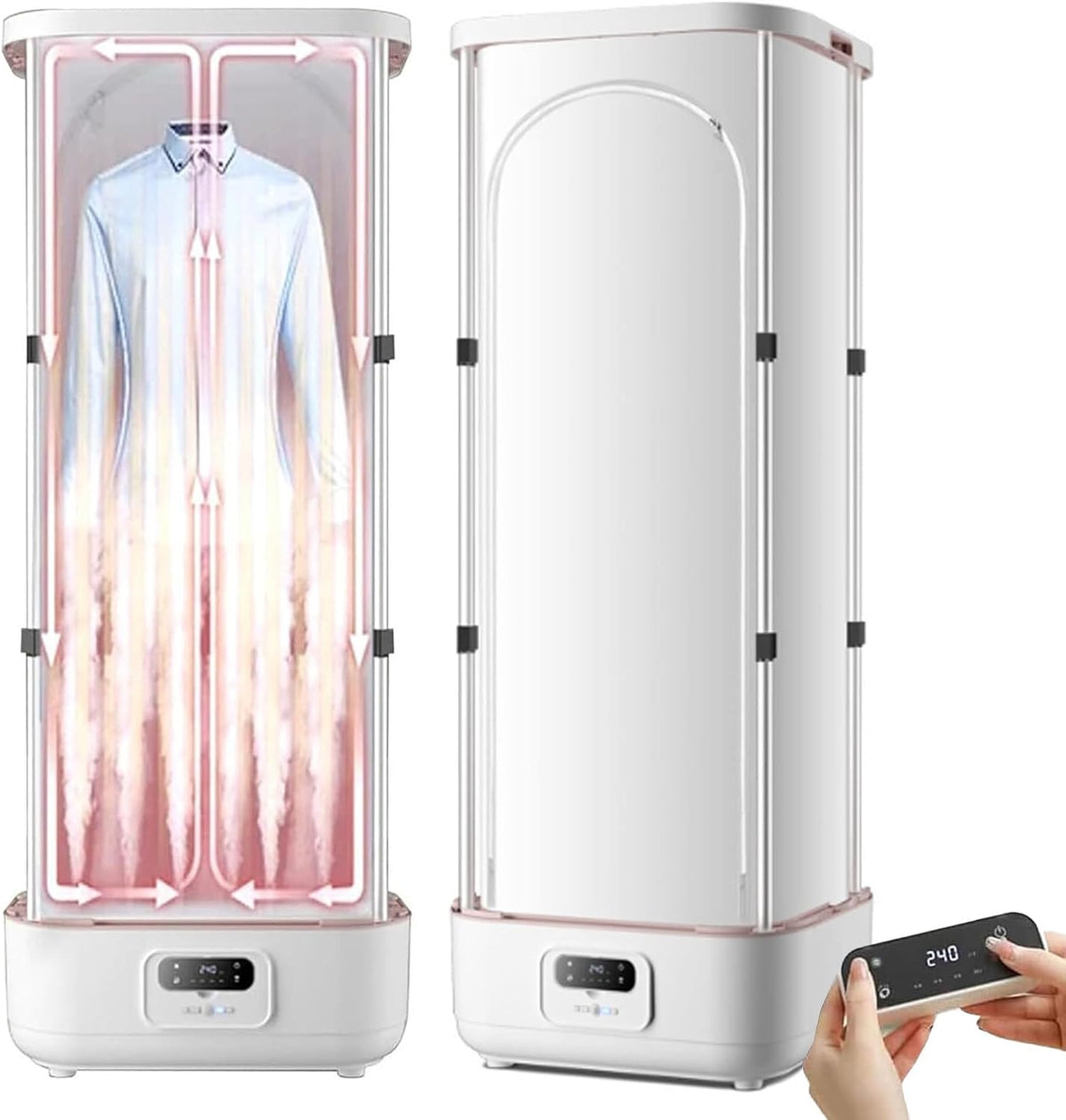 Equipamento elétrico, YMLUKzun, dobrável, com comando à distância, com ecrã tátil, Branco, para uso diário