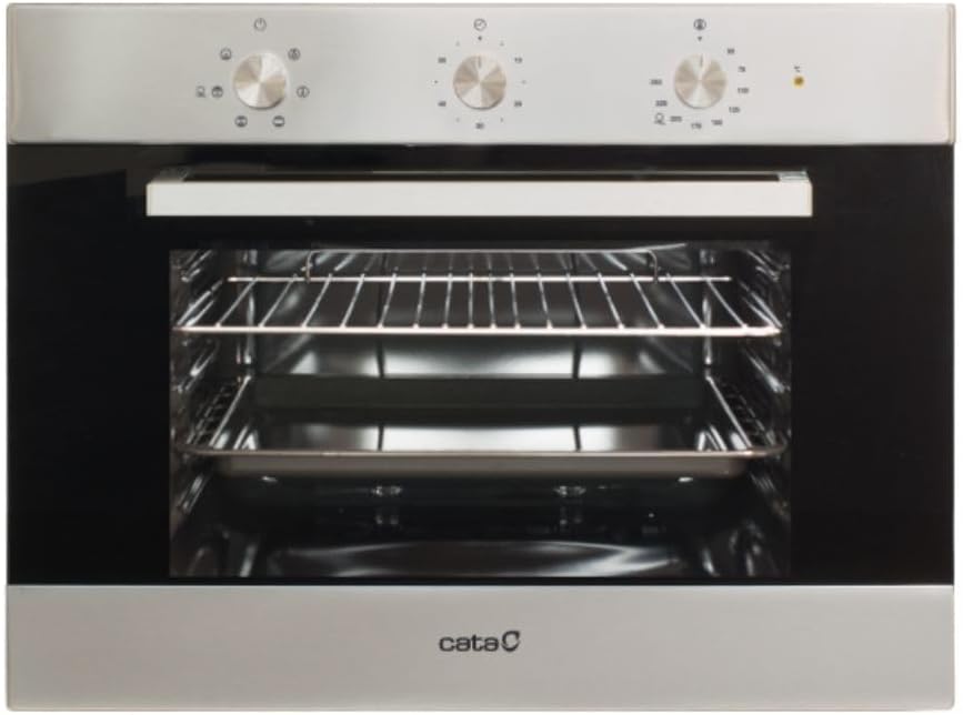 Forno de encastre, Cata, 40 L, 45 cm, aço inoxidável, aço, Preto, para a cozinha